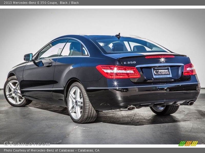 Black / Black 2013 Mercedes-Benz E 350 Coupe