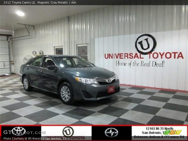 Magnetic Gray Metallic / Ash 2012 Toyota Camry LE