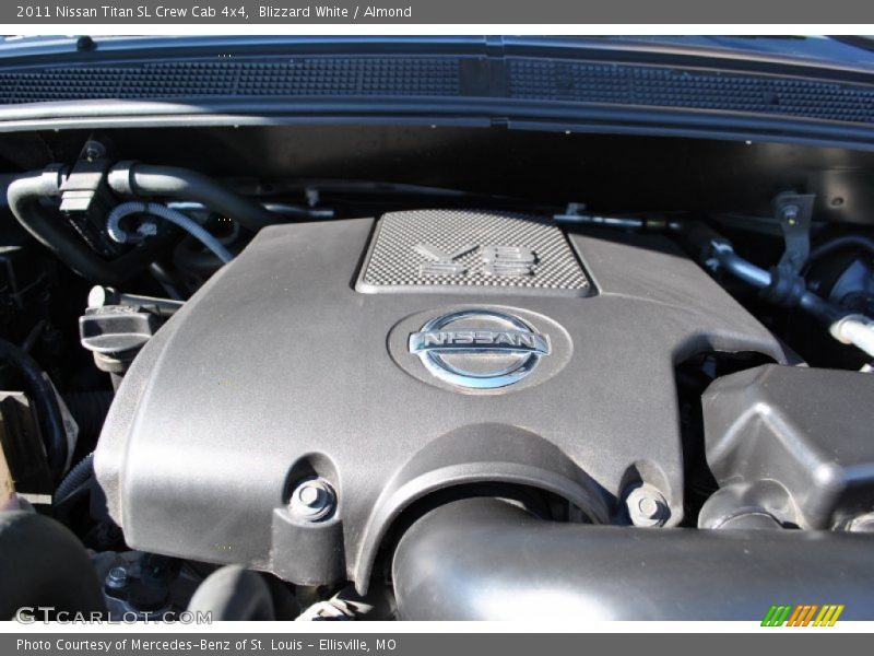 Blizzard White / Almond 2011 Nissan Titan SL Crew Cab 4x4