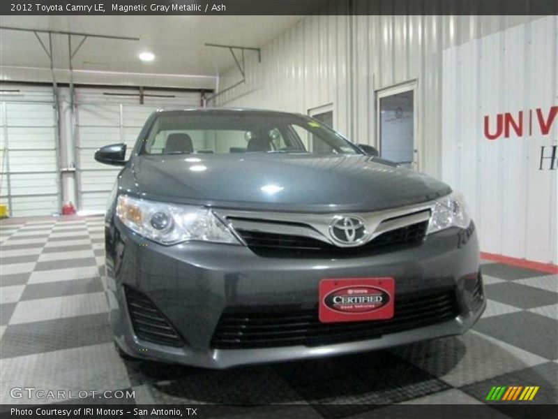 Magnetic Gray Metallic / Ash 2012 Toyota Camry LE