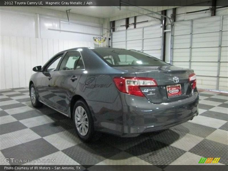 Magnetic Gray Metallic / Ash 2012 Toyota Camry LE