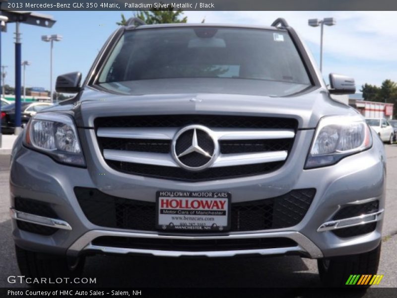 Palladium Silver Metallic / Black 2013 Mercedes-Benz GLK 350 4Matic