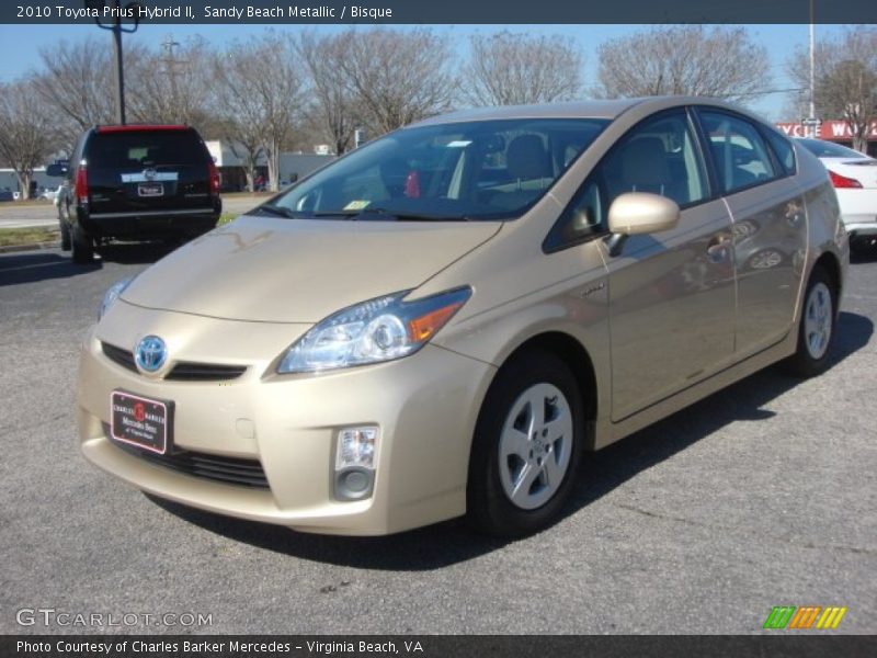 Sandy Beach Metallic / Bisque 2010 Toyota Prius Hybrid II