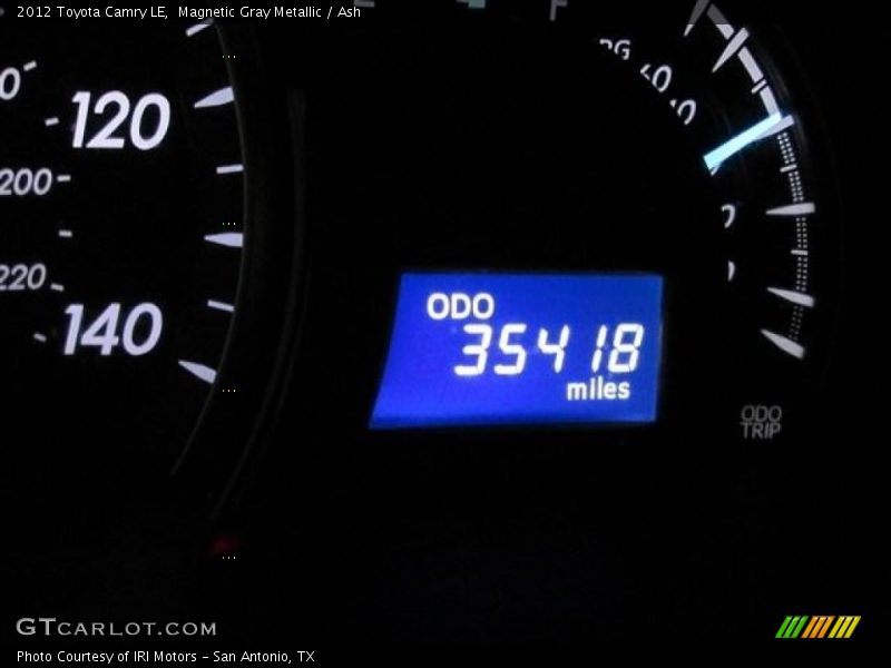 Magnetic Gray Metallic / Ash 2012 Toyota Camry LE