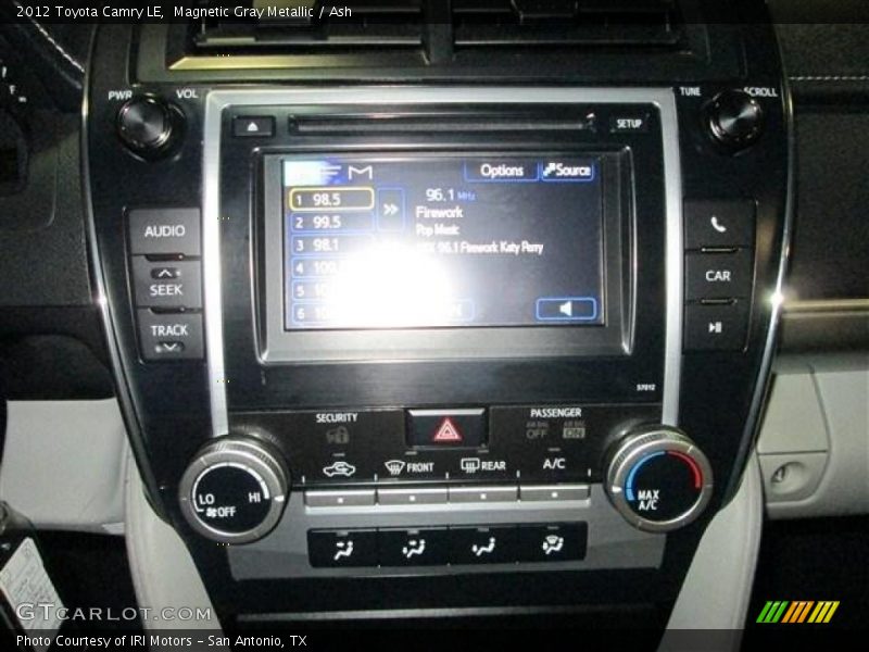 Magnetic Gray Metallic / Ash 2012 Toyota Camry LE