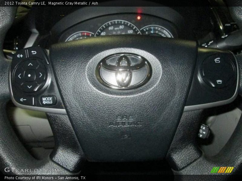 Magnetic Gray Metallic / Ash 2012 Toyota Camry LE