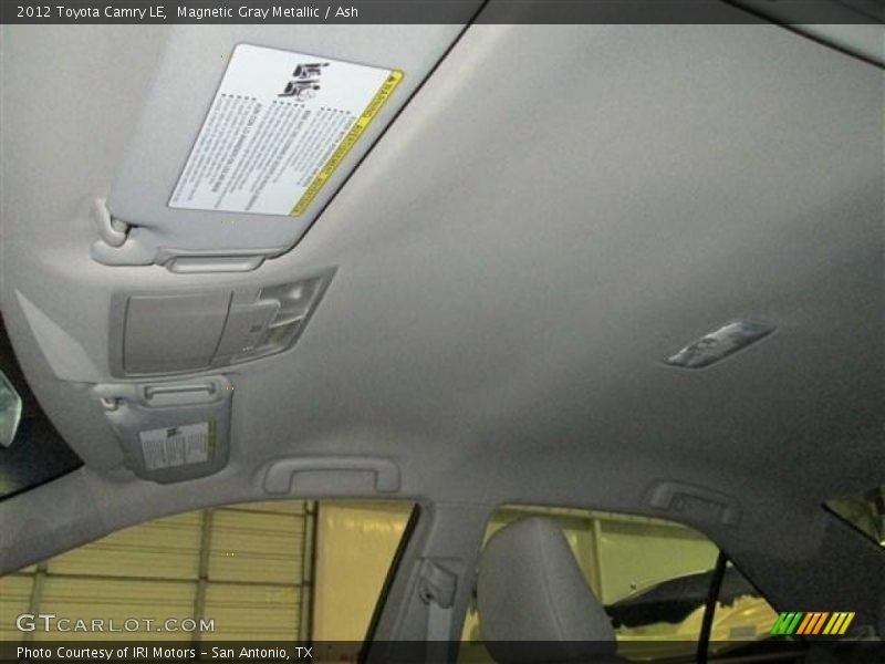 Magnetic Gray Metallic / Ash 2012 Toyota Camry LE