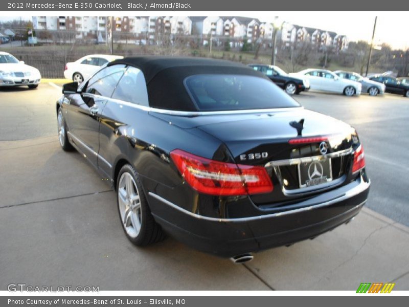 Black / Almond/Black 2012 Mercedes-Benz E 350 Cabriolet