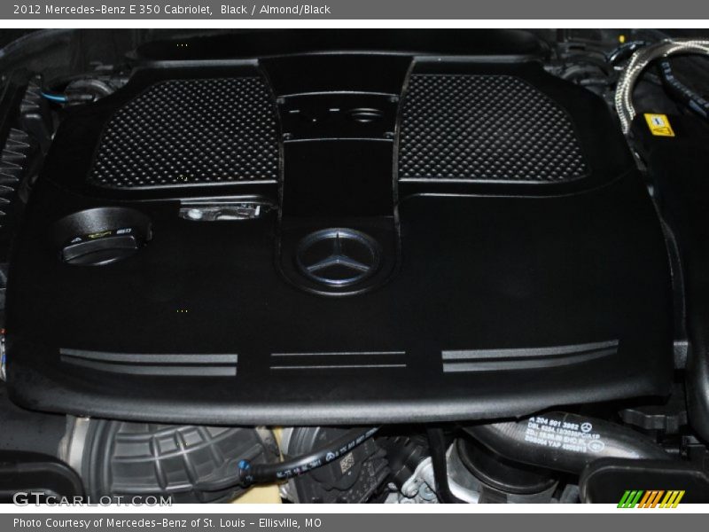 Black / Almond/Black 2012 Mercedes-Benz E 350 Cabriolet