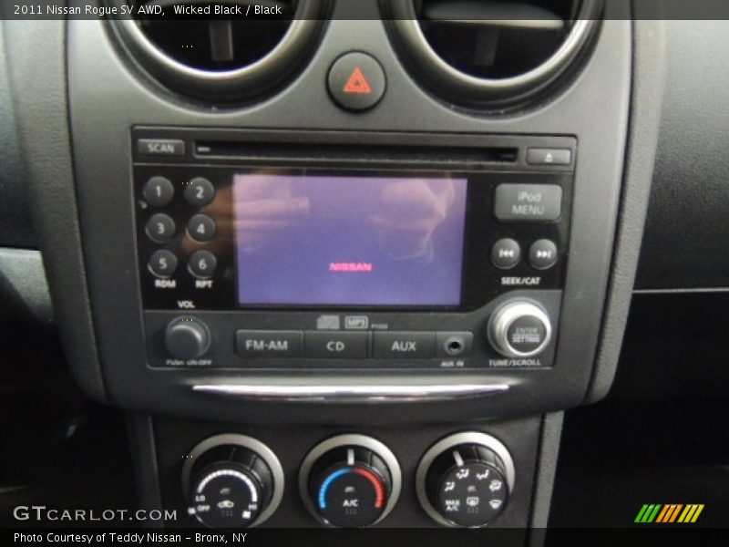 Wicked Black / Black 2011 Nissan Rogue SV AWD