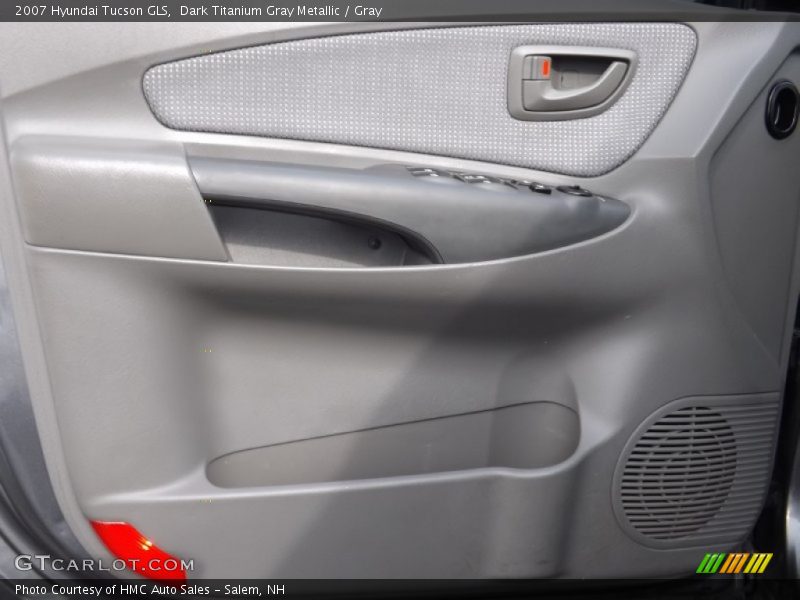 Dark Titanium Gray Metallic / Gray 2007 Hyundai Tucson GLS