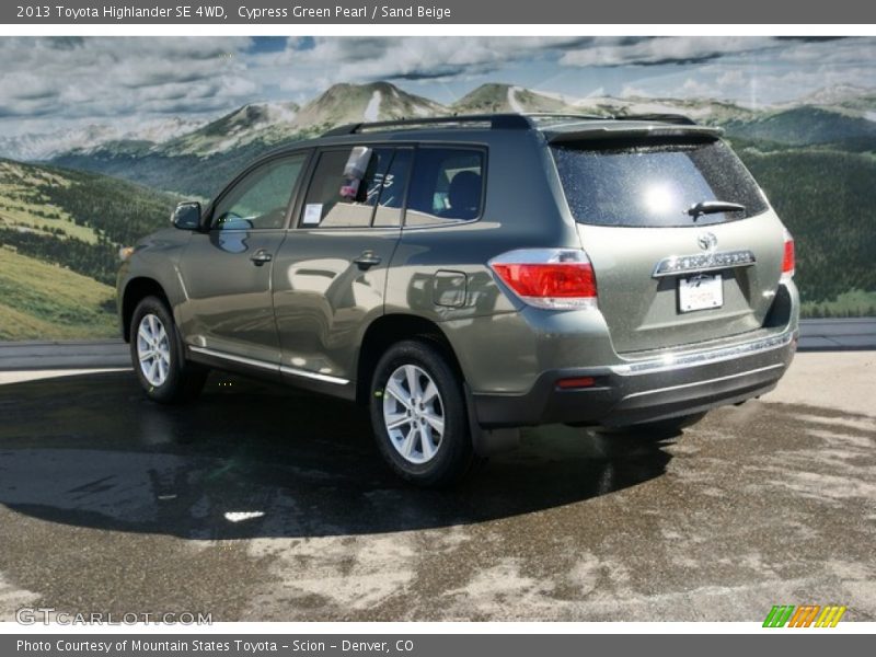  2013 Highlander SE 4WD Cypress Green Pearl