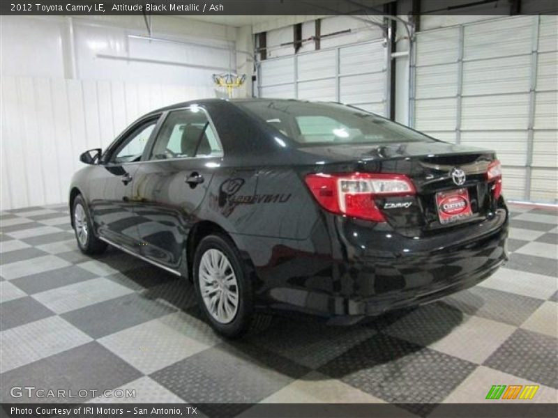 Attitude Black Metallic / Ash 2012 Toyota Camry LE