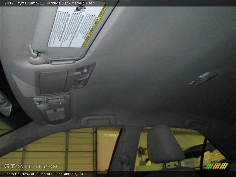 Attitude Black Metallic / Ash 2012 Toyota Camry LE