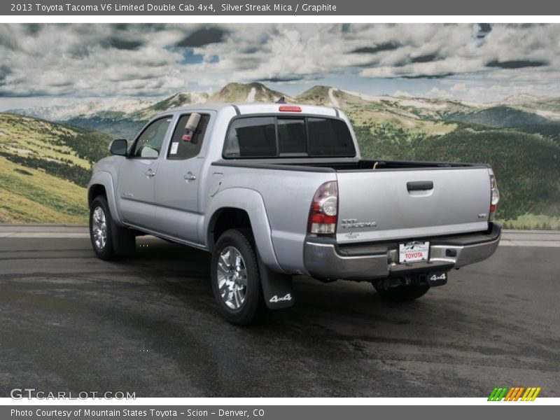 Silver Streak Mica / Graphite 2013 Toyota Tacoma V6 Limited Double Cab 4x4