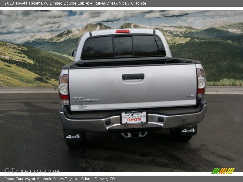 Silver Streak Mica / Graphite 2013 Toyota Tacoma V6 Limited Double Cab 4x4
