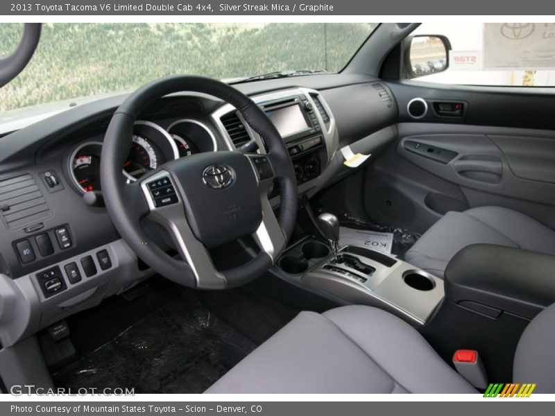 Silver Streak Mica / Graphite 2013 Toyota Tacoma V6 Limited Double Cab 4x4