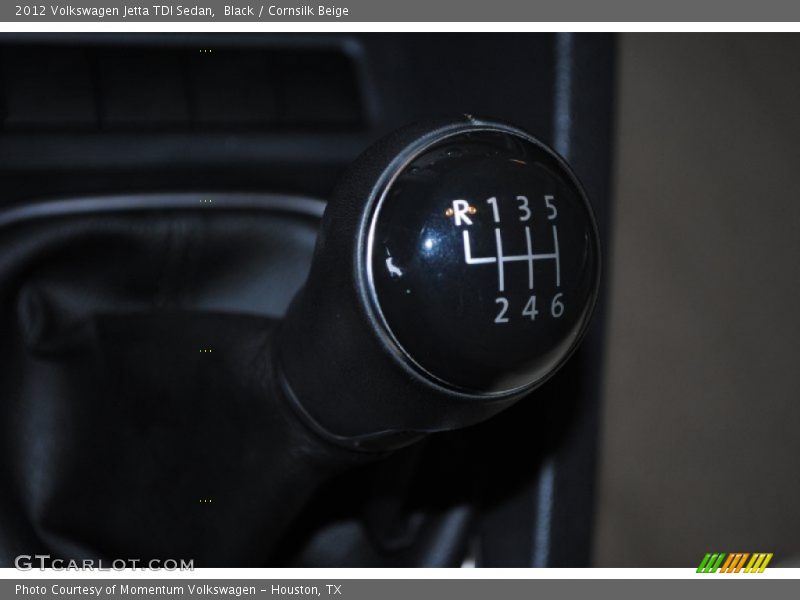 Black / Cornsilk Beige 2012 Volkswagen Jetta TDI Sedan