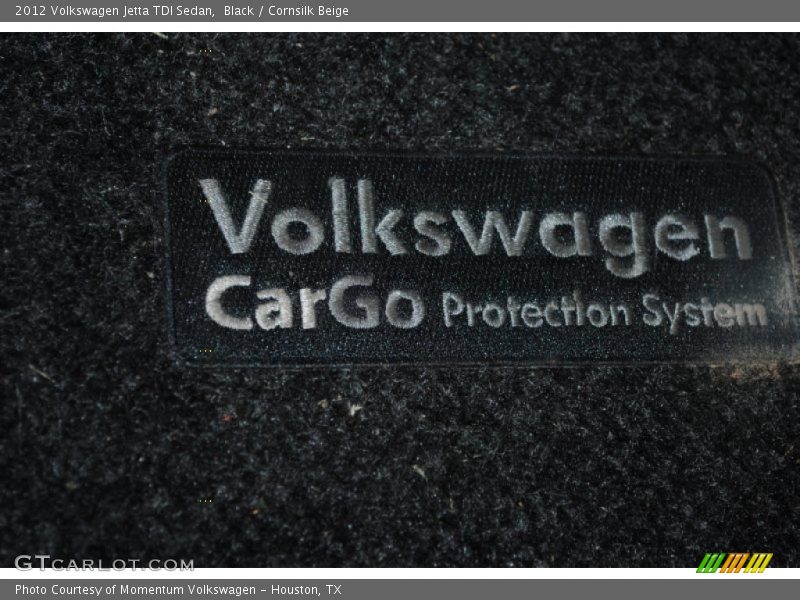 Black / Cornsilk Beige 2012 Volkswagen Jetta TDI Sedan