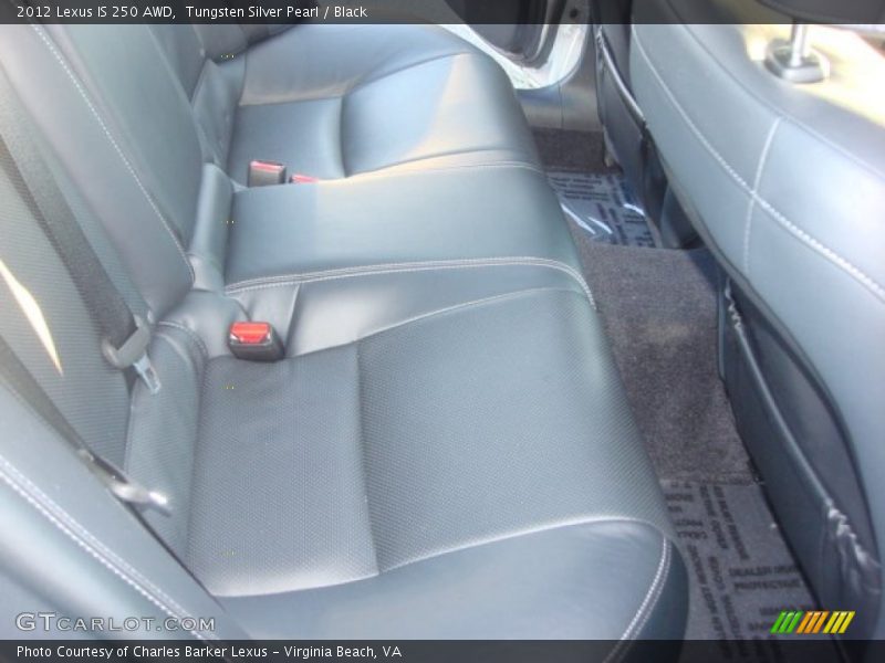 Tungsten Silver Pearl / Black 2012 Lexus IS 250 AWD