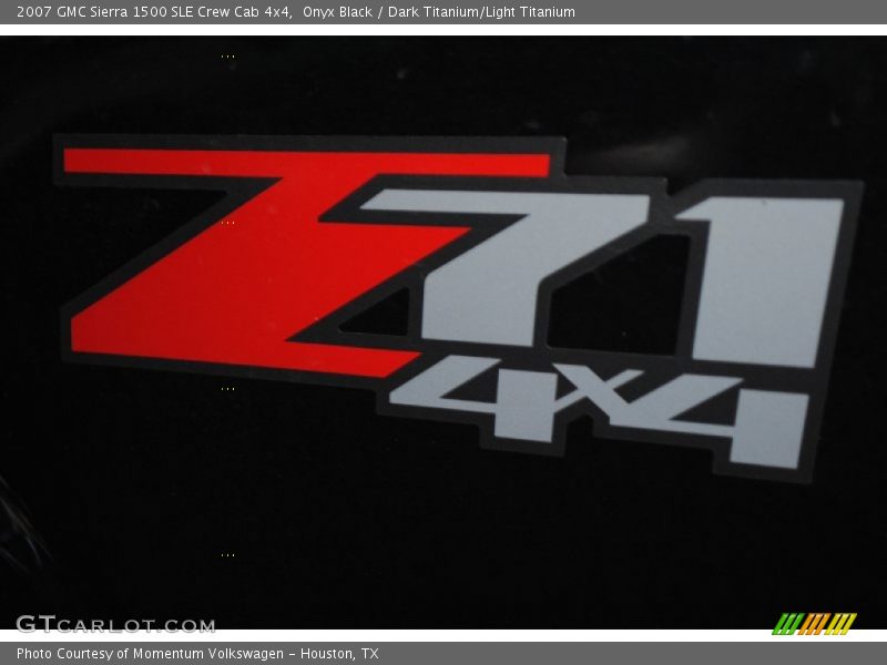 Onyx Black / Dark Titanium/Light Titanium 2007 GMC Sierra 1500 SLE Crew Cab 4x4