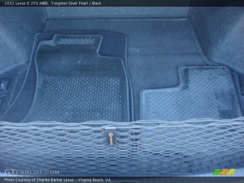 Tungsten Silver Pearl / Black 2012 Lexus IS 250 AWD