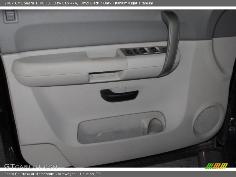 Onyx Black / Dark Titanium/Light Titanium 2007 GMC Sierra 1500 SLE Crew Cab 4x4