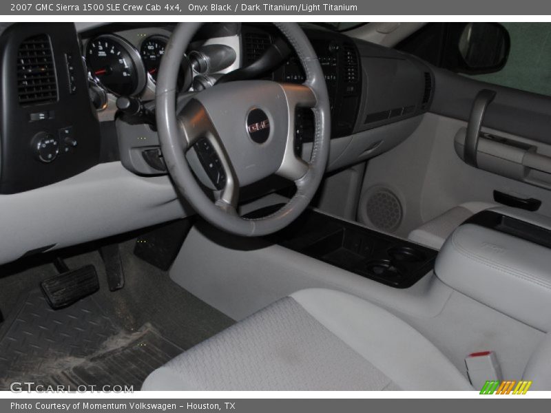 Onyx Black / Dark Titanium/Light Titanium 2007 GMC Sierra 1500 SLE Crew Cab 4x4