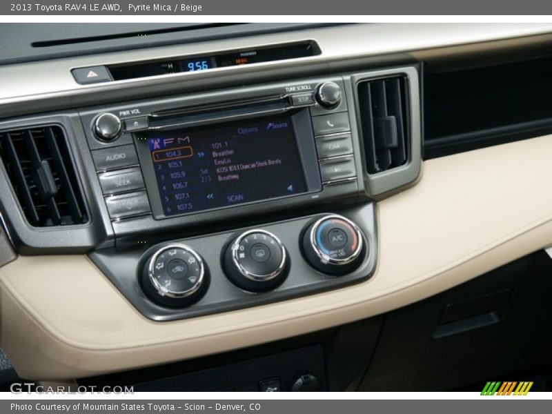 Controls of 2013 RAV4 LE AWD