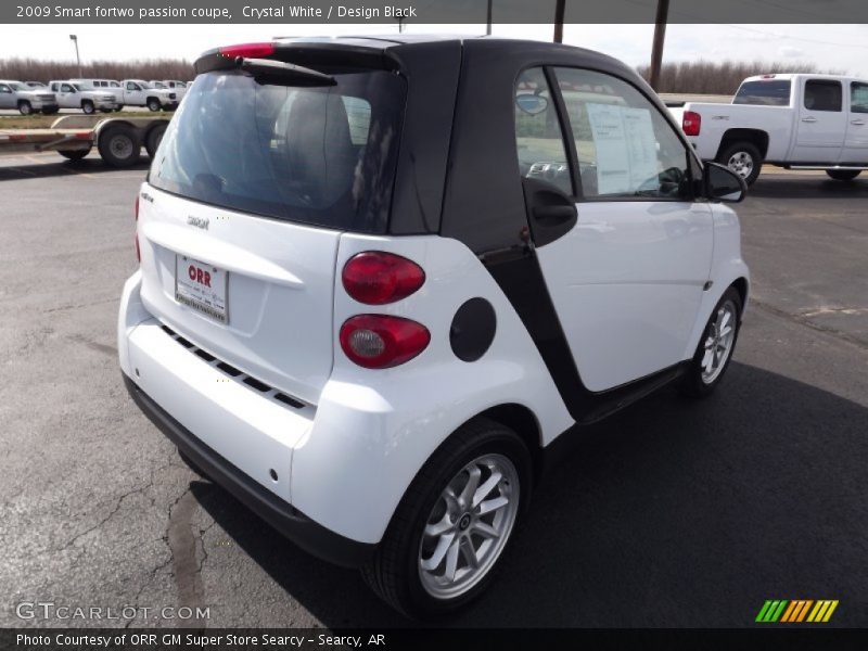 Crystal White / Design Black 2009 Smart fortwo passion coupe