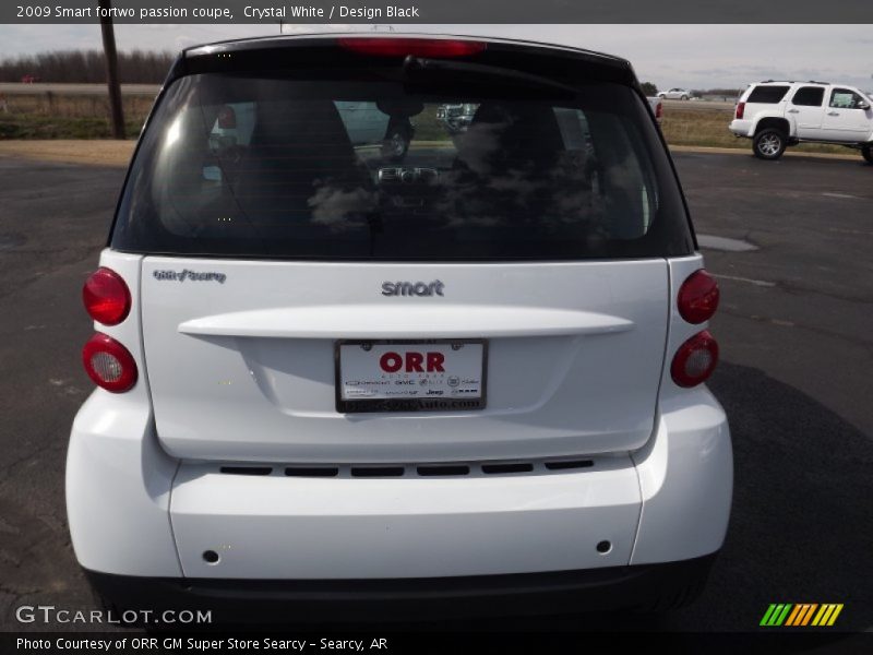 Crystal White / Design Black 2009 Smart fortwo passion coupe