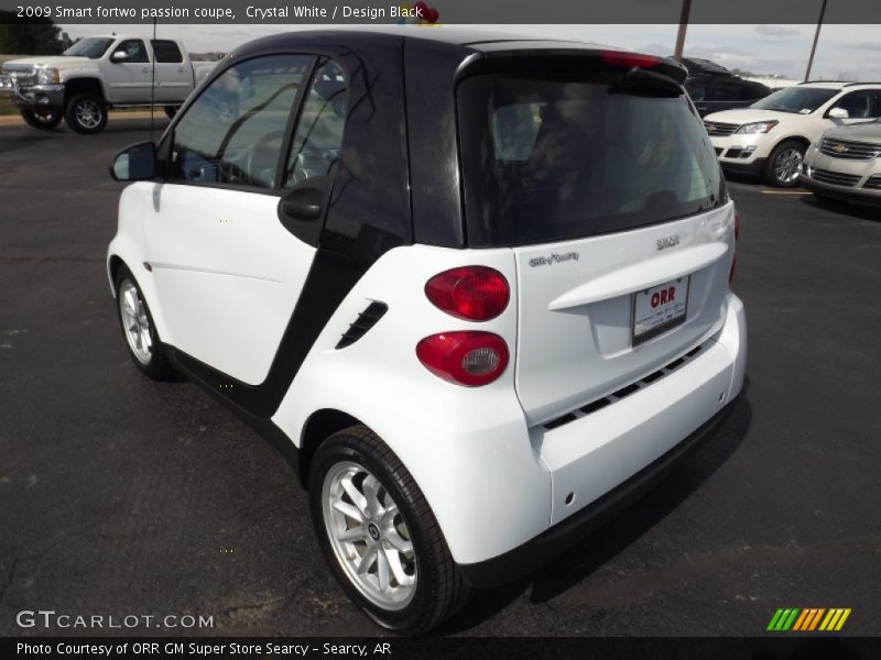 Crystal White / Design Black 2009 Smart fortwo passion coupe