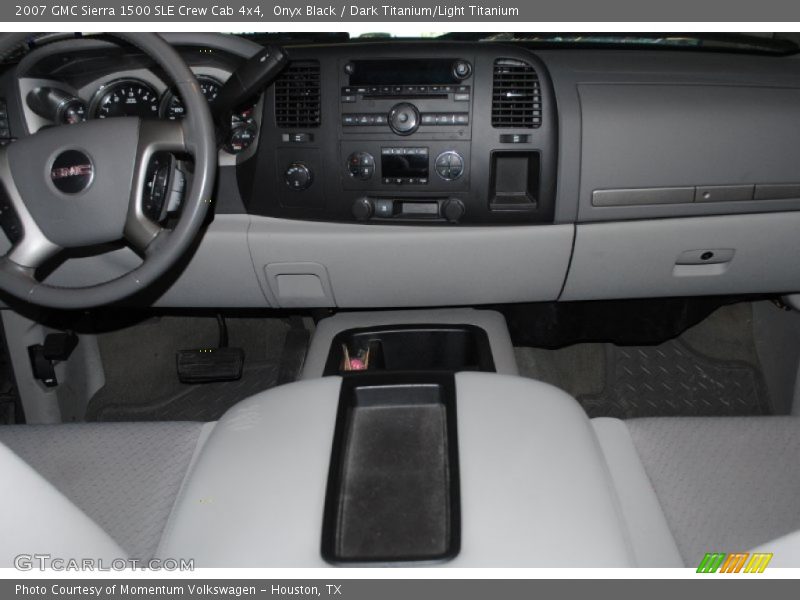 Onyx Black / Dark Titanium/Light Titanium 2007 GMC Sierra 1500 SLE Crew Cab 4x4