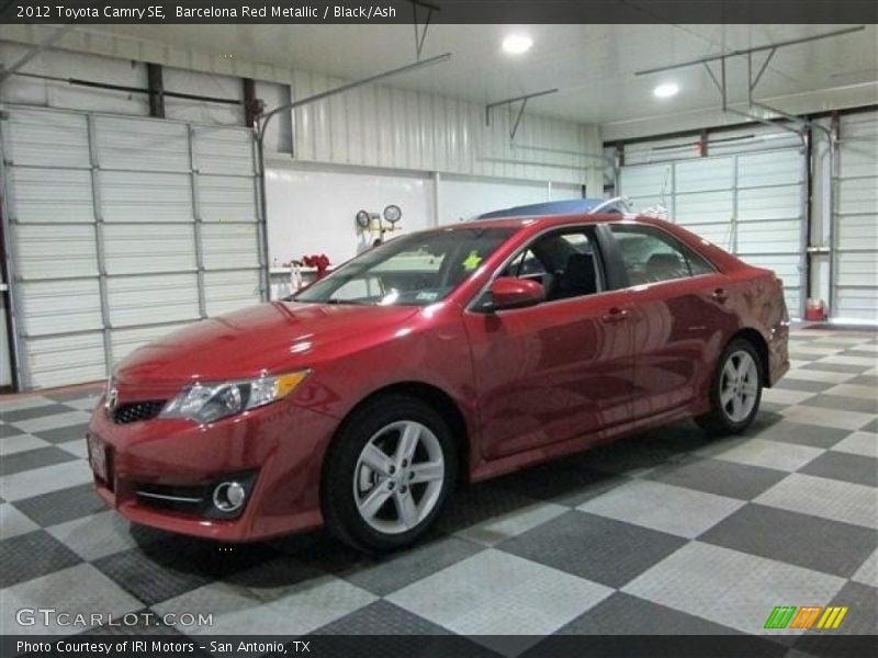 Barcelona Red Metallic / Black/Ash 2012 Toyota Camry SE