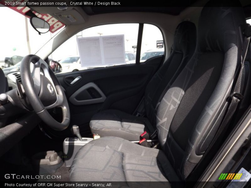 Crystal White / Design Black 2009 Smart fortwo passion coupe