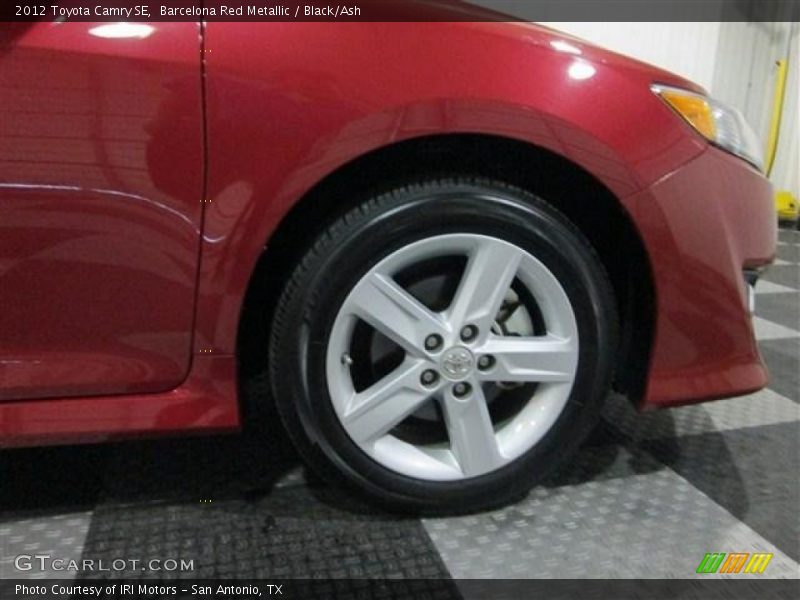 Barcelona Red Metallic / Black/Ash 2012 Toyota Camry SE