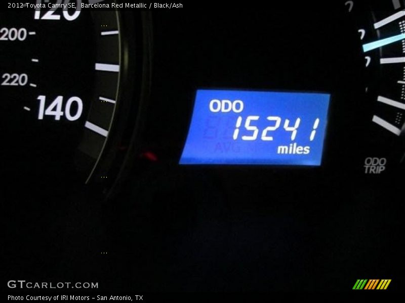 Barcelona Red Metallic / Black/Ash 2012 Toyota Camry SE