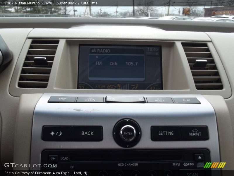 Super Black / Cafe Latte 2007 Nissan Murano SL AWD