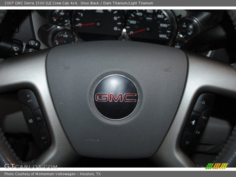 Onyx Black / Dark Titanium/Light Titanium 2007 GMC Sierra 1500 SLE Crew Cab 4x4
