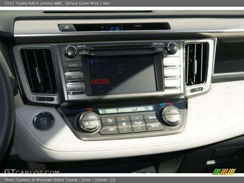 Spruce Green Mica / Ash 2013 Toyota RAV4 Limited AWD