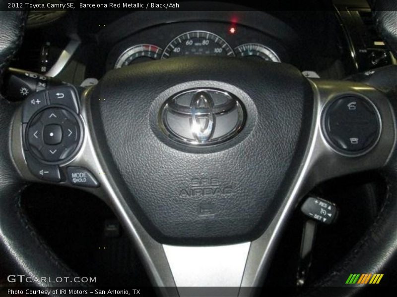 Barcelona Red Metallic / Black/Ash 2012 Toyota Camry SE