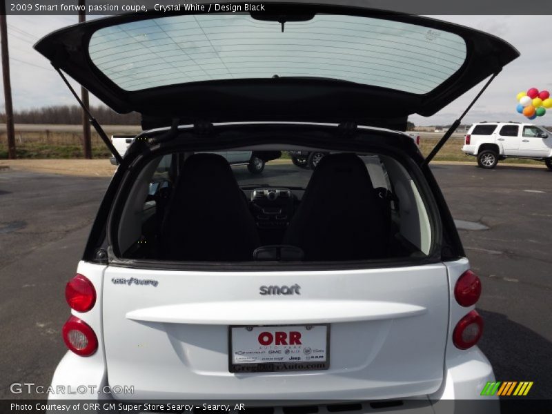Crystal White / Design Black 2009 Smart fortwo passion coupe