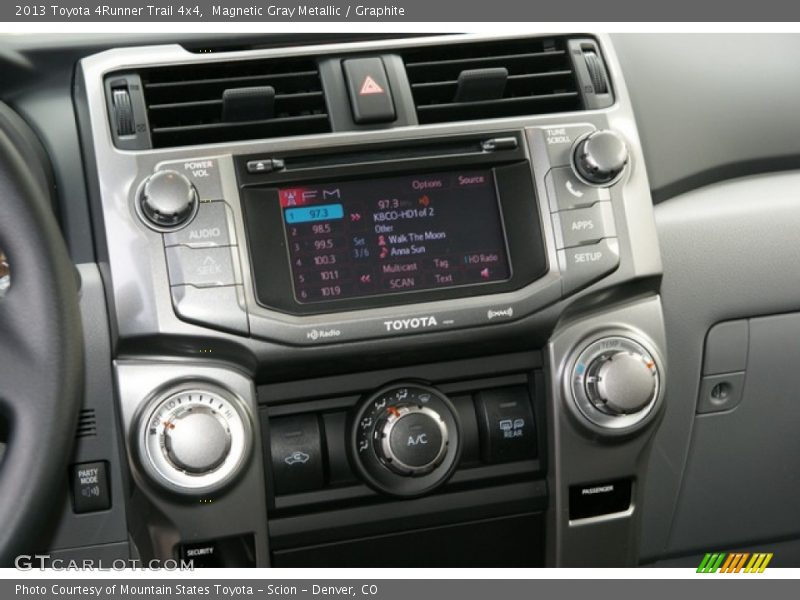 Controls of 2013 4Runner Trail 4x4