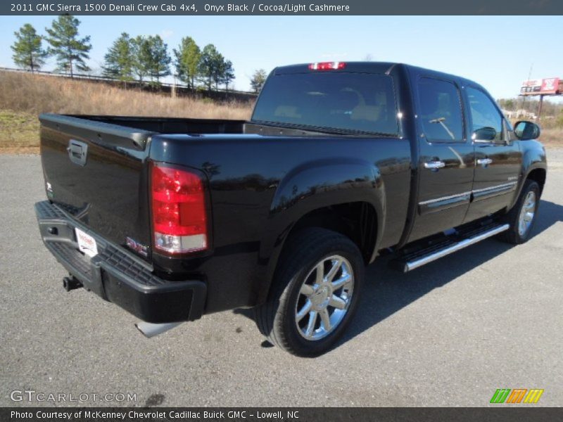 Onyx Black / Cocoa/Light Cashmere 2011 GMC Sierra 1500 Denali Crew Cab 4x4