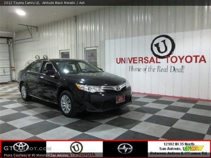 Attitude Black Metallic / Ash 2012 Toyota Camry LE
