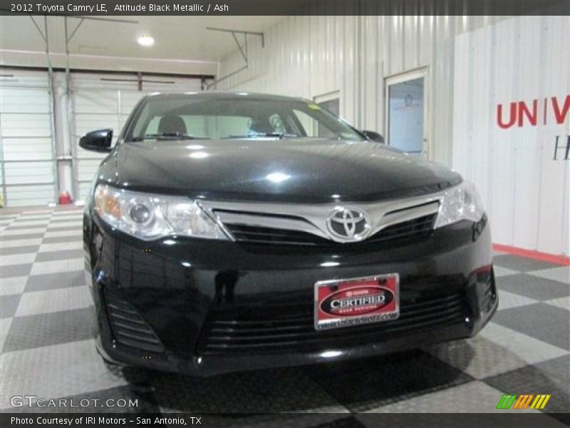 Attitude Black Metallic / Ash 2012 Toyota Camry LE
