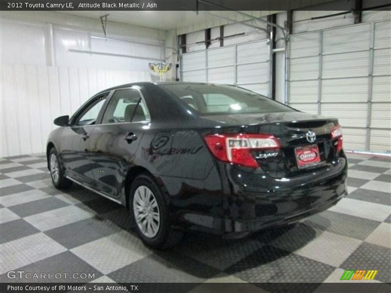 Attitude Black Metallic / Ash 2012 Toyota Camry LE