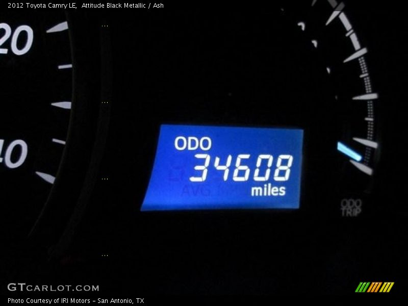 Attitude Black Metallic / Ash 2012 Toyota Camry LE