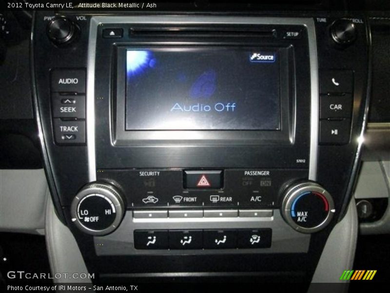 Attitude Black Metallic / Ash 2012 Toyota Camry LE
