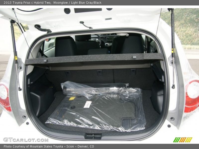 Moonglow / Light Blue Gray/Black 2013 Toyota Prius c Hybrid Two